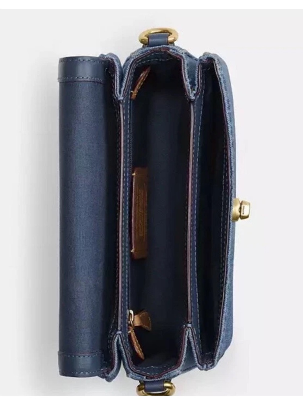 Authentic COACH Cassie 19 Crossbody in Indigo Denim CR662 | NWT - Picture 8 of 14